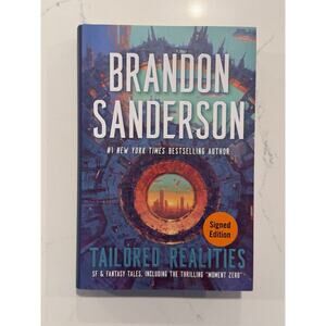 Brandon Sanderson SIGNED AUTOGRAPH Tailored Realities FIRST EDITION #10